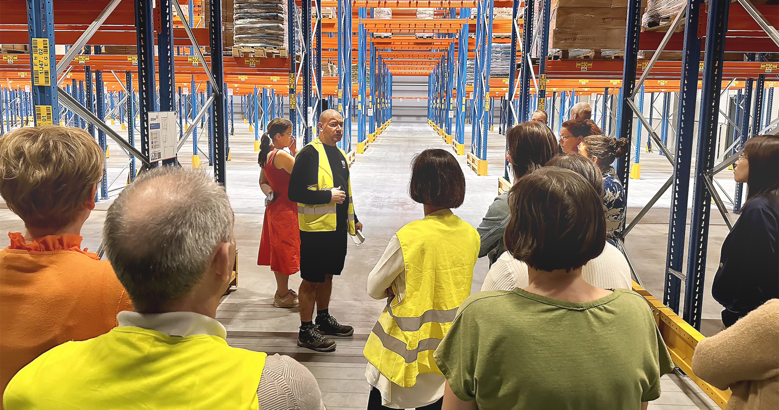 Tour of new warehouse